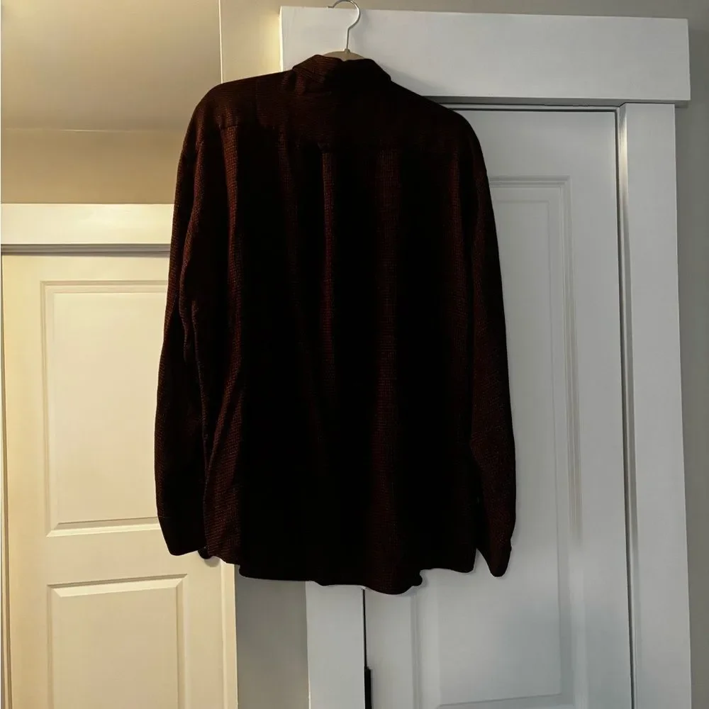 Zanella Dark Brown Patterned Shirt - Picture 4 of 8